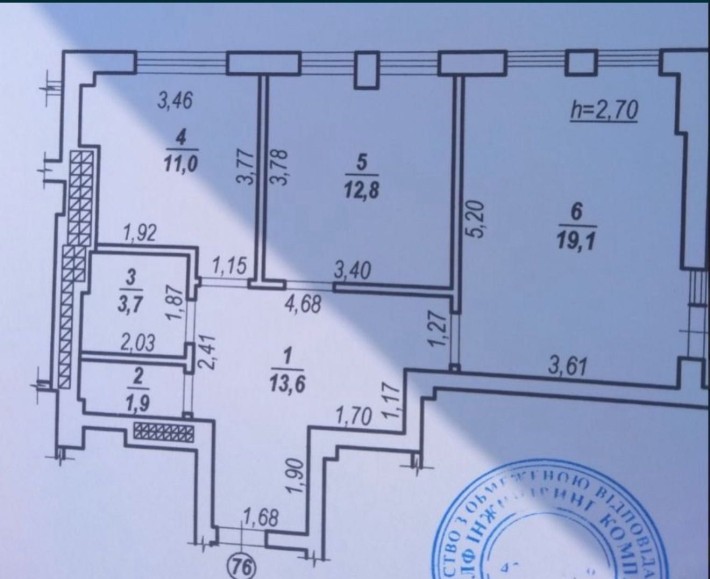 Продам 2-кімнатну квартиру в центрі міста — ЖК «Bridge Tower», 68,8 м² - фото 1