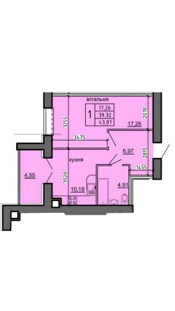 Продаж 1-кімнатної квартири в новобудові від забудовника, район Бам - фото 1
