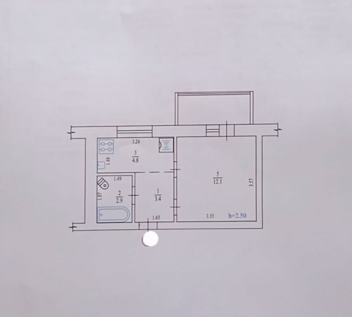 Продам 1кімн.квартиру - фото 1