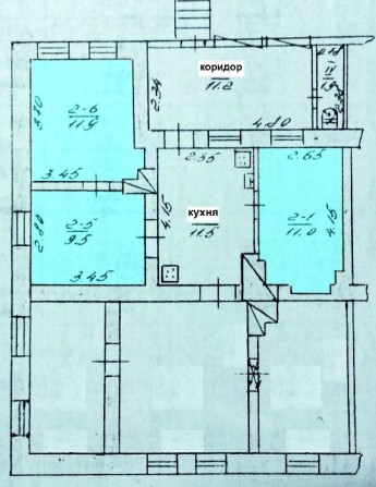 Продам три комнаты в коммуналке - фото 1