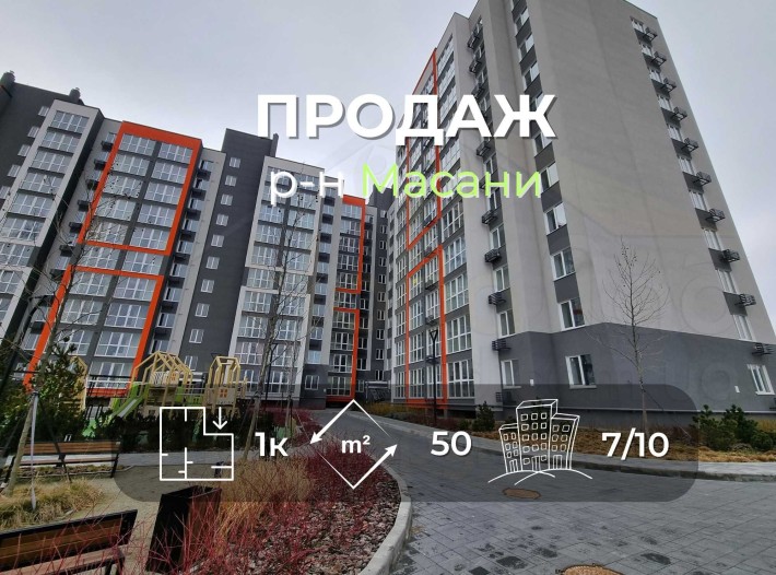 1 кімнатна квартира 50м2 з автономкою в новобудові ЖК Незалежність-KI - фото 1
