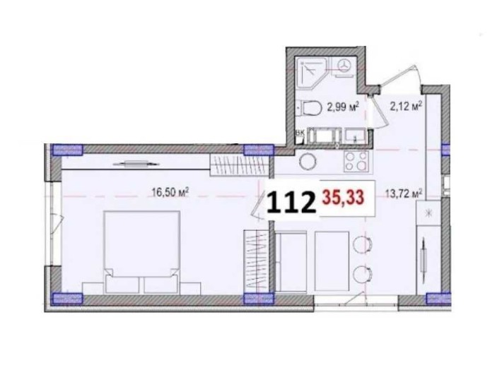 Продам 1-кімнатну квартиру в Солом’янському – Мансарда, метро Іподром - фото 1