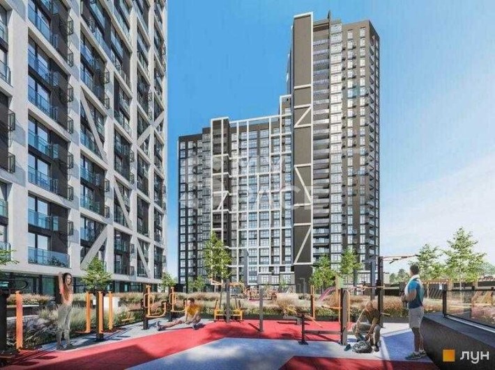 ЖК Nordica Residence, 1к 50м2,Перепоступка, Залізничне шосе, 45а - фото 1