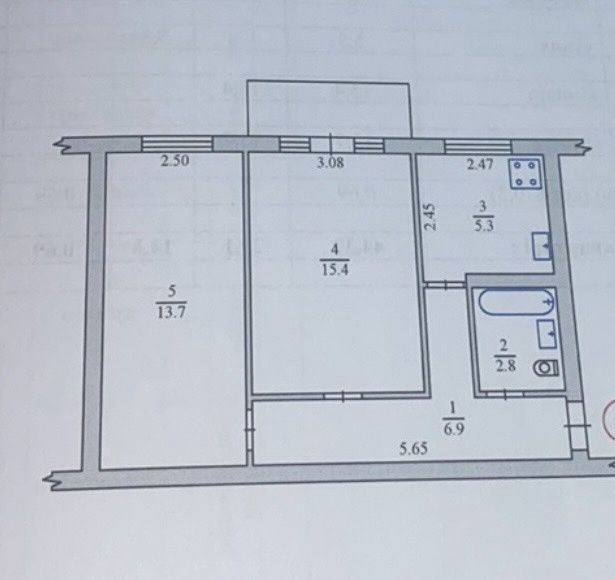 Продаж 2-х  кімнатної квартири - фото 1