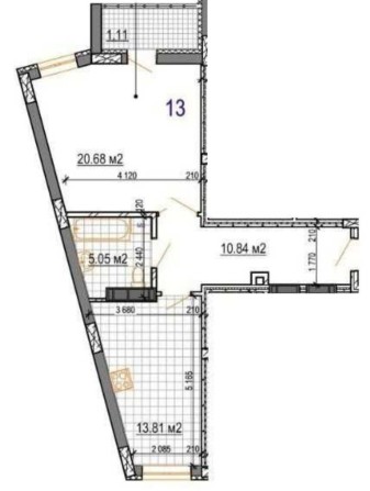 продається 1 кімнатна квартира в новобудові - фото 1