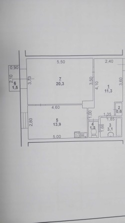 Продам 1-ком. квартиру под ремонт на пр. Соборном 149 ( сталинка) - фото 1