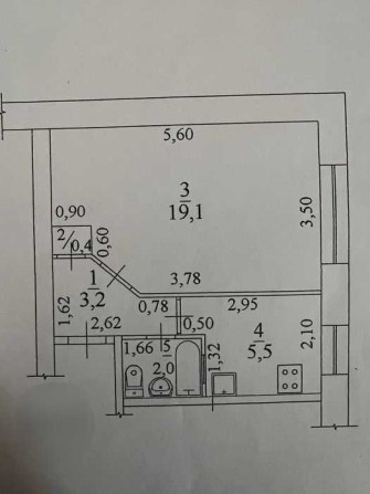 Продам 1к квартиру на Новомиколаївці - фото 1