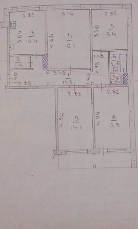 4 кімнатна квартира - фото 1