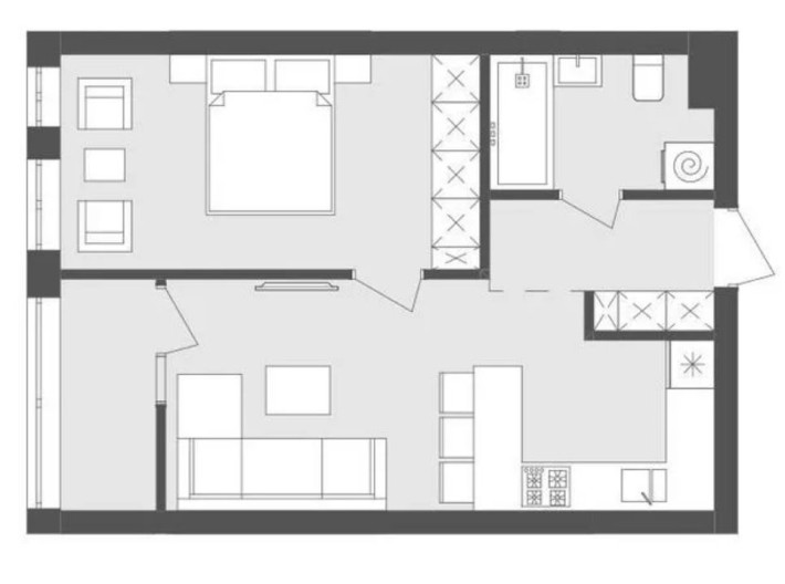 Продаж 1-кімнатної квартири ЖК Avalon Flex,вул. Топольна Шевченк.р-н - фото 1