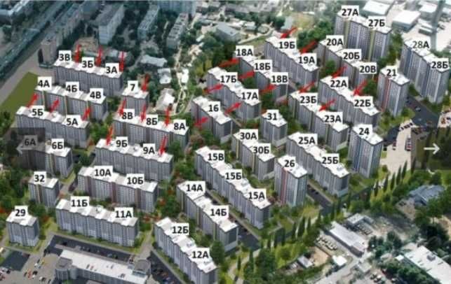1-кімнатна квартира в ЖК «Казка» 54 м² - фото 1