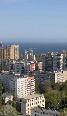 ПАРК ПОБЕДЫ \ ПАНОРАМА МОРЯ пентхаус 210 м\2 3 балкона - фото 1