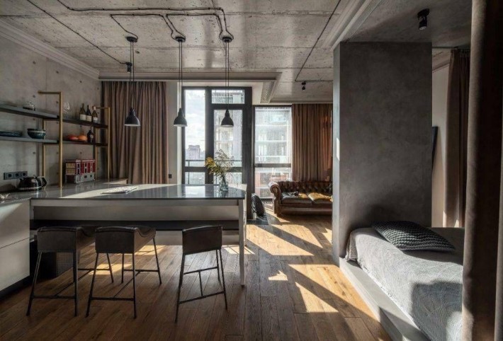 Оренда авторської студії 45кв/м в стилі LOFT Французький квартал 2 - фото 1