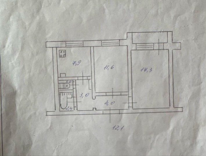 Продам 2-ком.кв.Левый берег,1 мкрн/Парк ул.Харьковская - фото 1