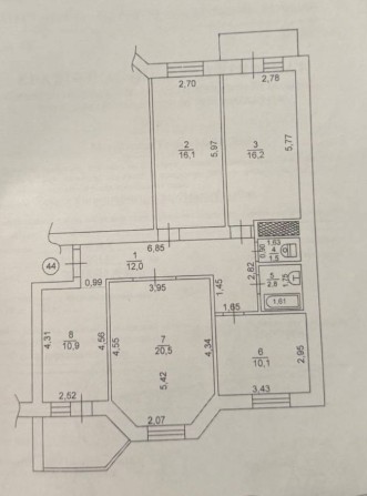 Продаж 4к квартири м.Вишгород, вул.Кургузова 4б - фото 1