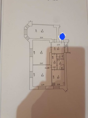 Продам 3х квартиру по пр .Червоної Калини - фото 1