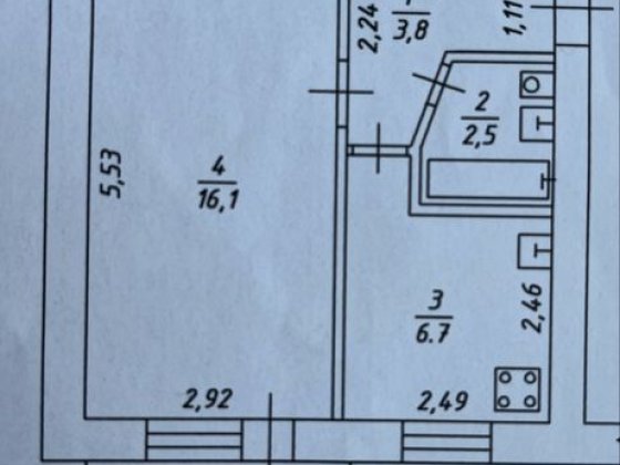 Продам однокімнатну квартиру в центрі Конотоп