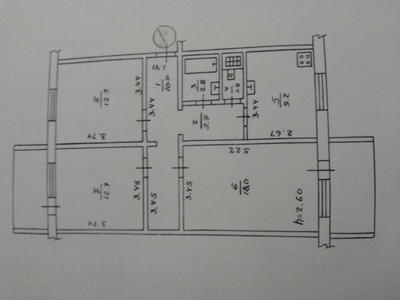 3-х кімнатна квартира. Район Порт, вул. Успенсько-Троїцька Конотоп