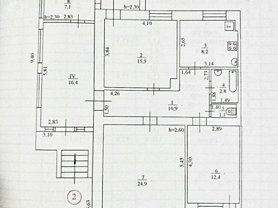 Продам 3-х кімнатну квартиру у м. Ніжин, вул. Ващенка Нежин