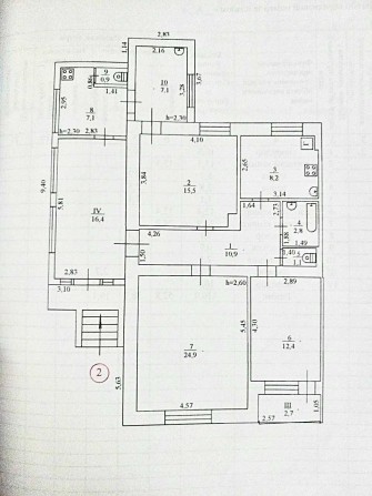 Продам 3-х кімнатну квартиру у м. Ніжин, вул. Ващенка - фото 1