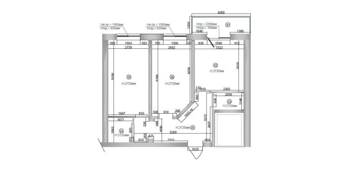 Продаж 2к квартири 56.8 кв. м на вул. Тараса Шевченко 28 - фото 1