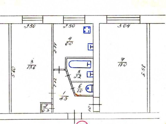 Квартира двухкомнатная Шостка