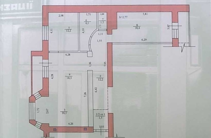 Продам 3-и кімнатну квартиру в цегляному будинку - фото 1
