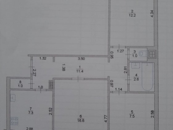 Продається 3-хкімнатна квартира в центрі м.Шостка Шостка