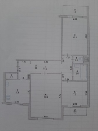 Продається 3-хкімнатна квартира в центрі м.Шостка - фото 1