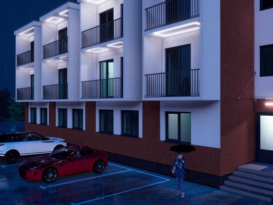 Двокімнатна квартира 55.1 м2 з балконом жк "Comfort House" Тячів