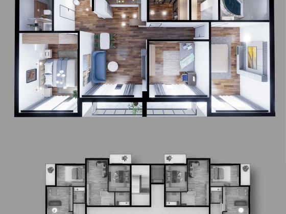 3-Кімнатна Квартира 90 м2 жк "MISTO"