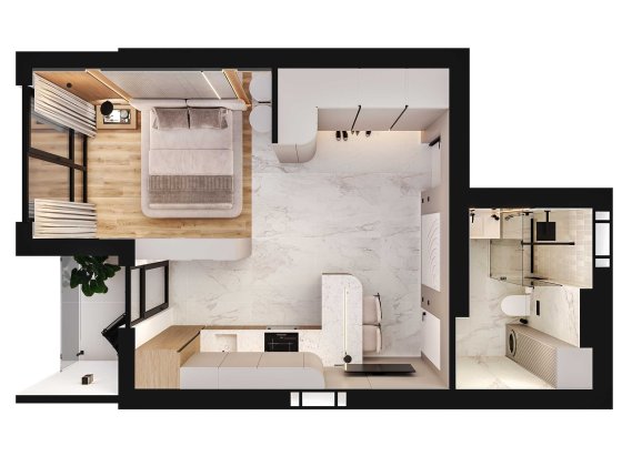 Новобудова ЖК "Набережний квартал". Центр Сваляви. Квартира. Свалява