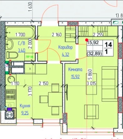 Продам однокімнатну квартиру в ЖК Добре місто (власник) - фото 1