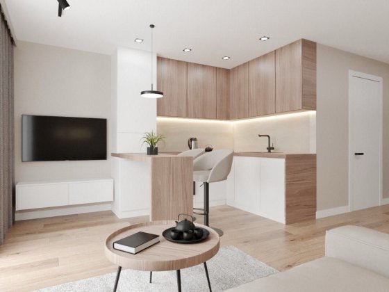 Продаж квартири 25м2 з ремонтом ЖК "Моя Баварія" від забудовника без % Святопетровское