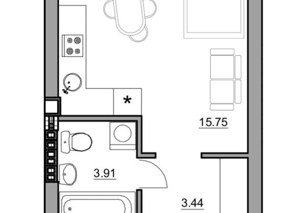Смарт квартира новобудова Святопетрівське вул Теплична, газ Святопетровское