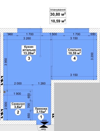 Квартира з газом, однокімнатна, РОЗТЕРМІНУВАННЯ, ЖК, АКЦІЯ! 16900$ - фото 1