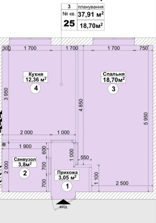 Старт продажу квартир 38м2 жк Sanville park - фото 1