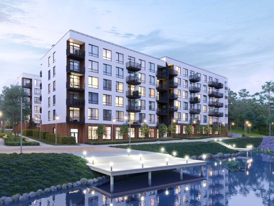 Продаж 2-кімнатної квартира біля озера, Брюховичі, площа: 64.1 м² Брюховичи