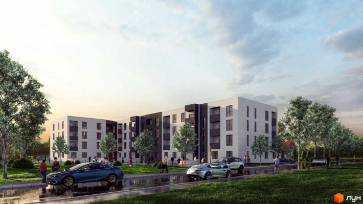 Продаж 2 кім. кв , 60.7 м2 , ЖК на Рубчака , с. Солонка . КарпатБуд . - фото 1