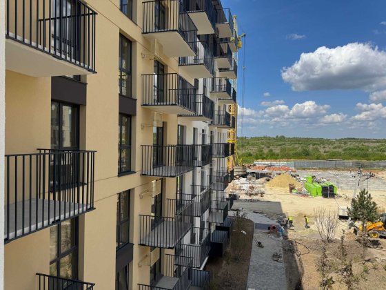 Продаж (Єоселя) 1-кімнатної квартири 41 м2 Пустомити (Львів за 9 км) Пустомыты