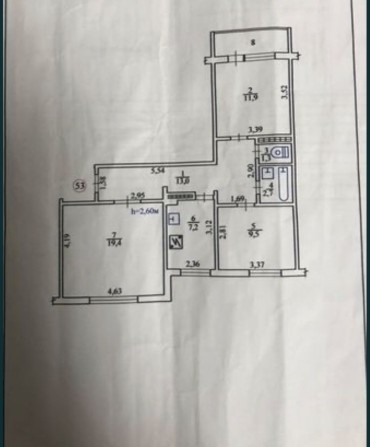 Продам 3-х квартиру у багатоповерхівці - фото 1