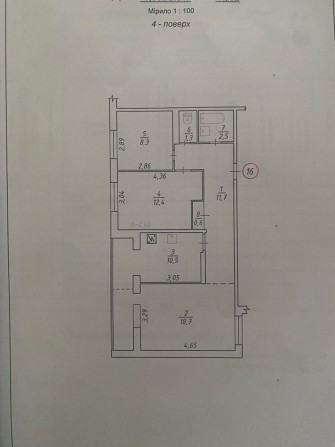 Квартира м-н Будівельників 27/2 - фото 1
