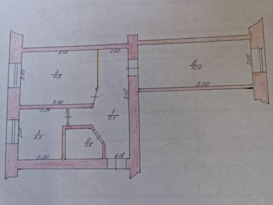 Продам 2 кімн.квартиру р-н ЦРЛ вул. Тиха Первомайськ