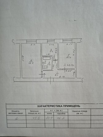 Продам 2 кімнатну квартиру Корсунь-Шевченковський - фото 1