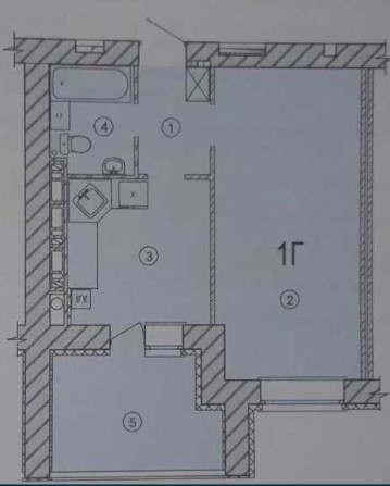 Продається 1-кімнатна квартира у зданому будинку жк Вишневі сади - фото 1