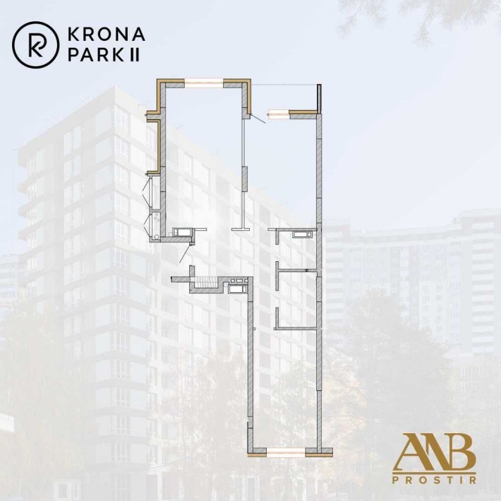 Крона Парк 2. Продаж без комісії! Введення в експлуатацію літо 2025! - фото 1