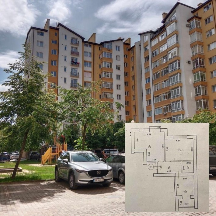 Продам 2кімнатну квартиру з частковим ремонтом. - фото 1