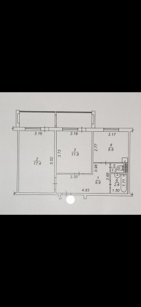 Продаж 2-ох кімнатної квартири 60,1 м² - фото 1