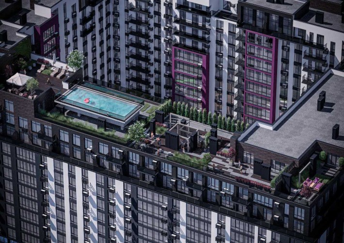 Продаж ГОТОВОЇ 1к квартири з балконом та басейном на даху! - фото 1