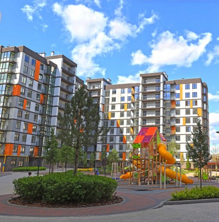 Готова квартира 42,4 кв.м. в центрі Вишневого в розстрочку - фото 1