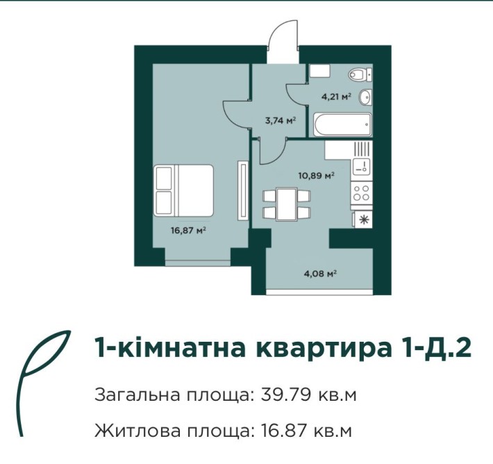 Квариира без ремонту в гарному комплексі - фото 1
